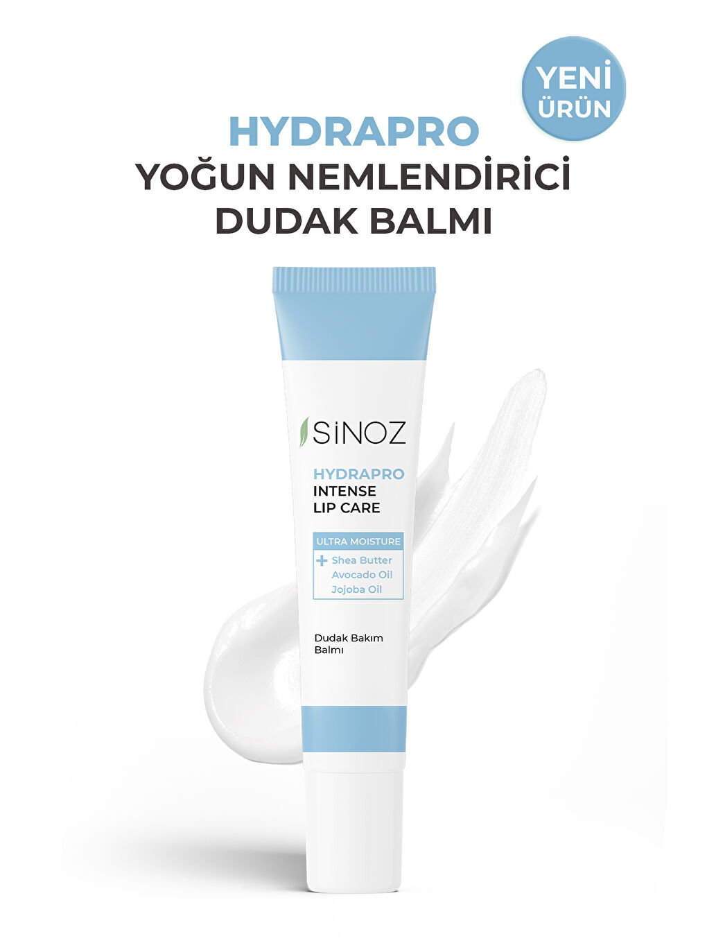 Sinoz Şeffaf Hydrapro Yoğun Nemlendirici Dudak Bakım Balmı 10g