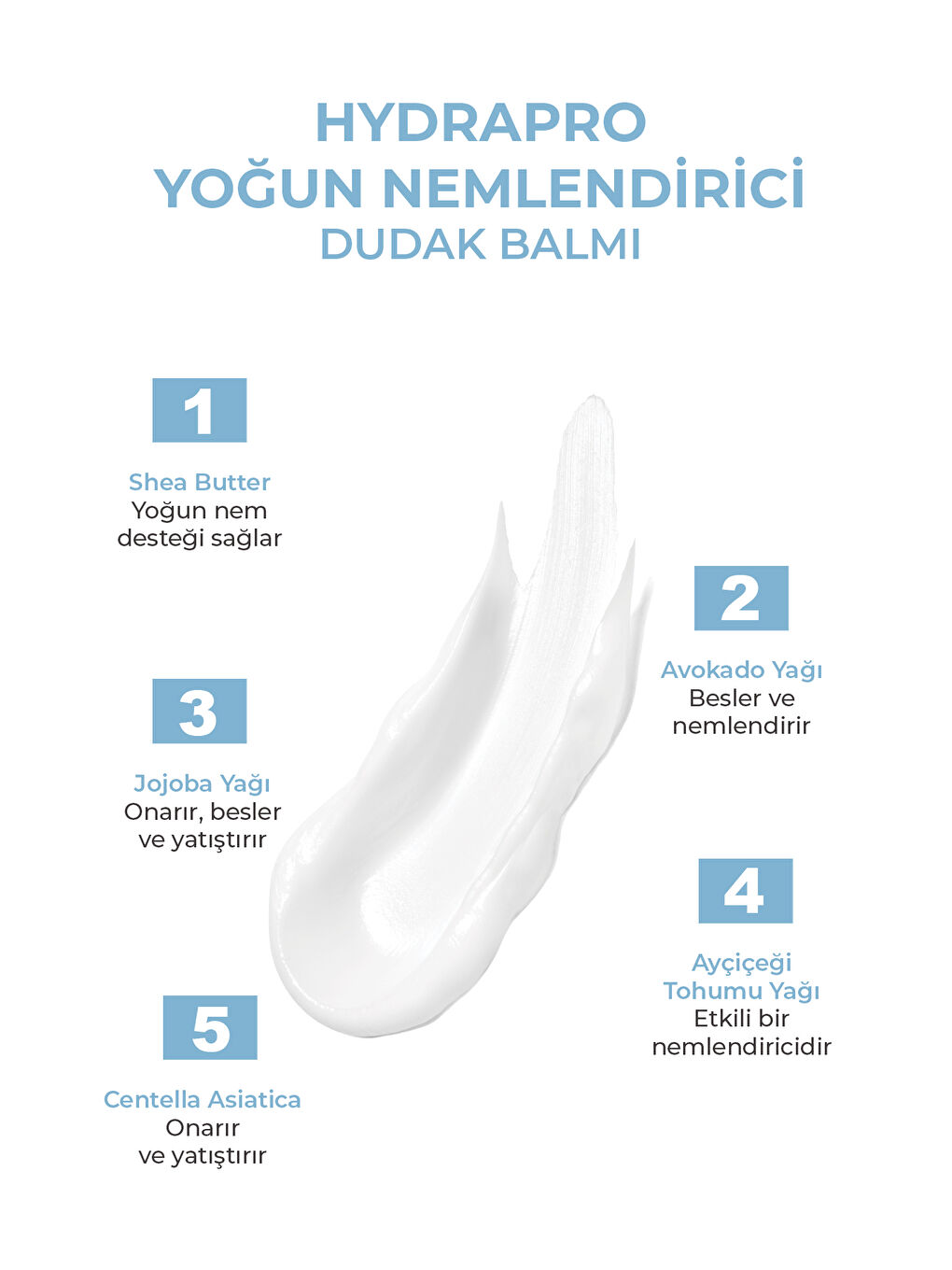 Sinoz Şeffaf Hydrapro Yoğun Nemlendirici Dudak Bakım Balmı 10g - 3