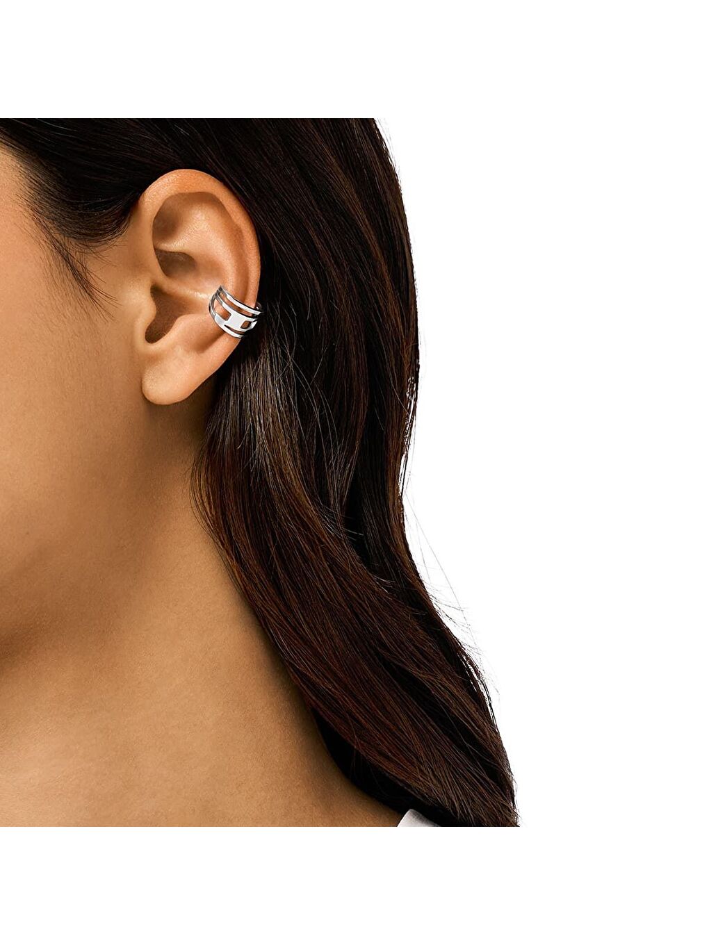 Gri DJDX1532-040 Erkek Küpe-2