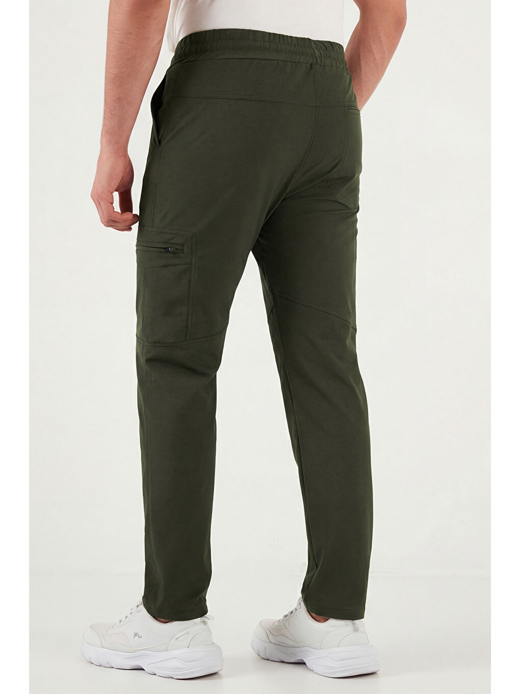 Haki Regular Fit Normal Bel Düz Paça Pantolon 693158-6