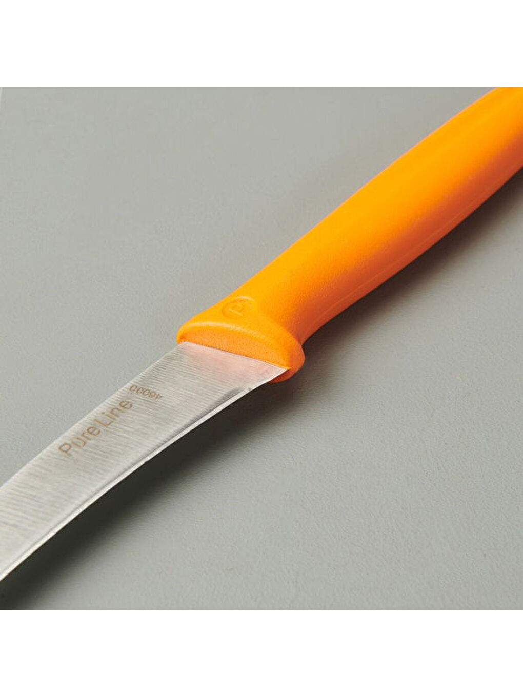 Pembe Kıvrık Soyma Bıçağı - Turuncu - 9 cm-2