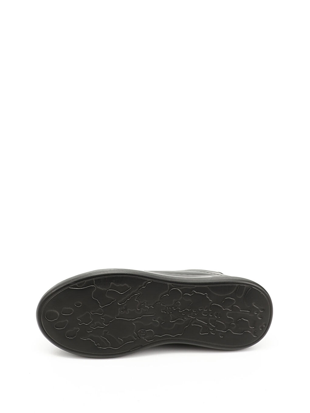 Siyah Kadın KOYU SİYAH Lastik Bağcıklı Comfort Hakiki Deri Sneaker-3