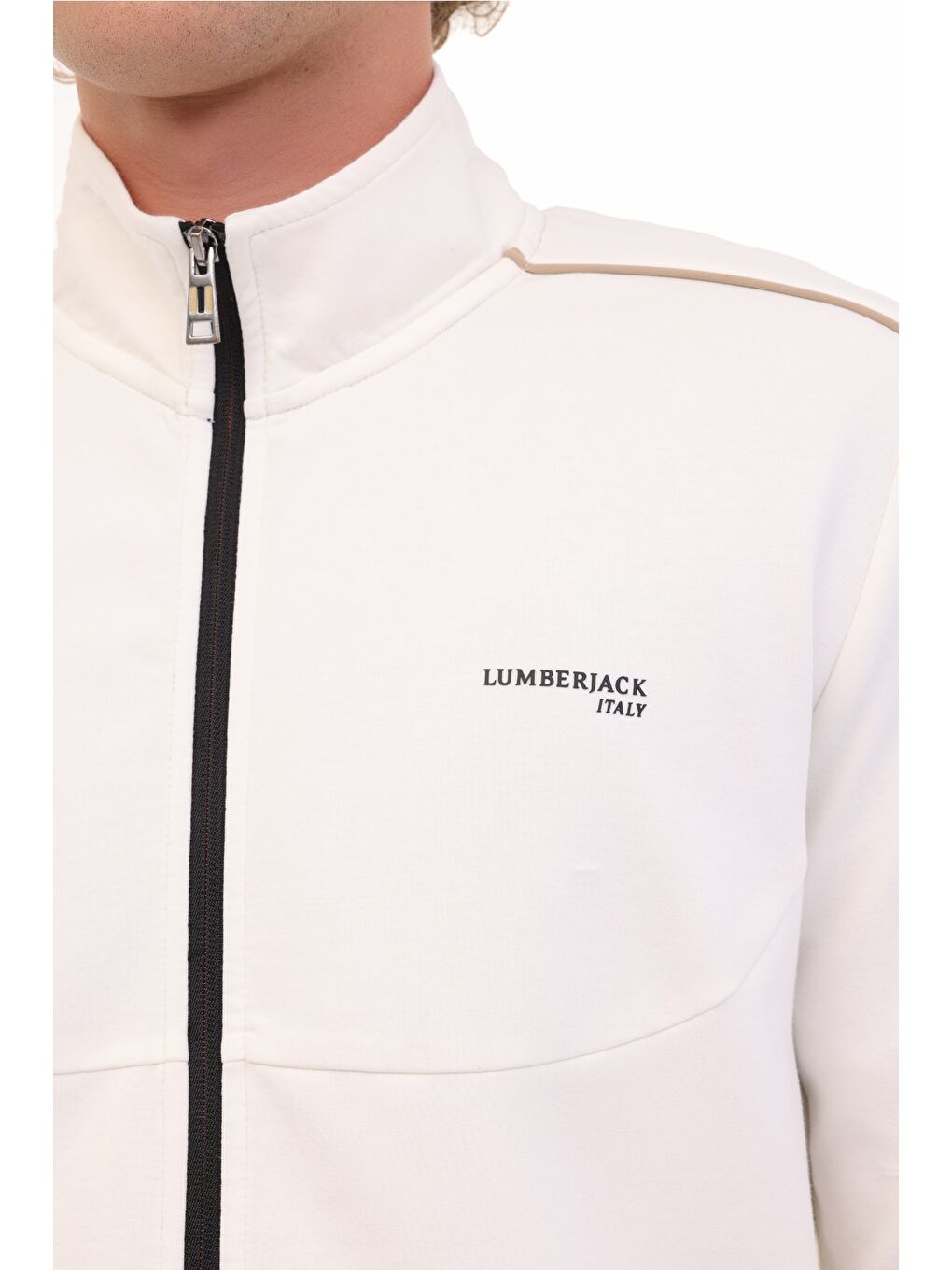 Bej ML FRANKY 18BA-108 5PR Ekru Erkek Eşofman Üstü-3