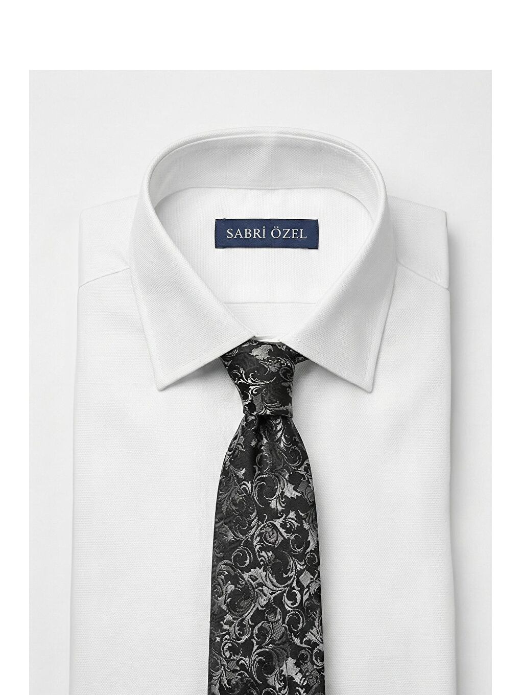 Siyah %100 Mikrofiber Erkek Kravat-2