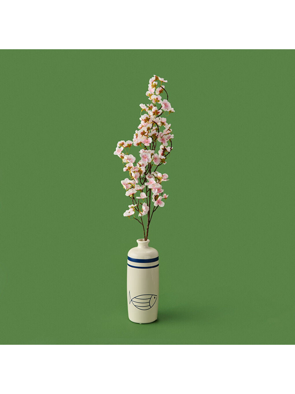 Exclusive Bahar Dalı Yapay Çiçek - Pembe / Beyaz - 103 cm