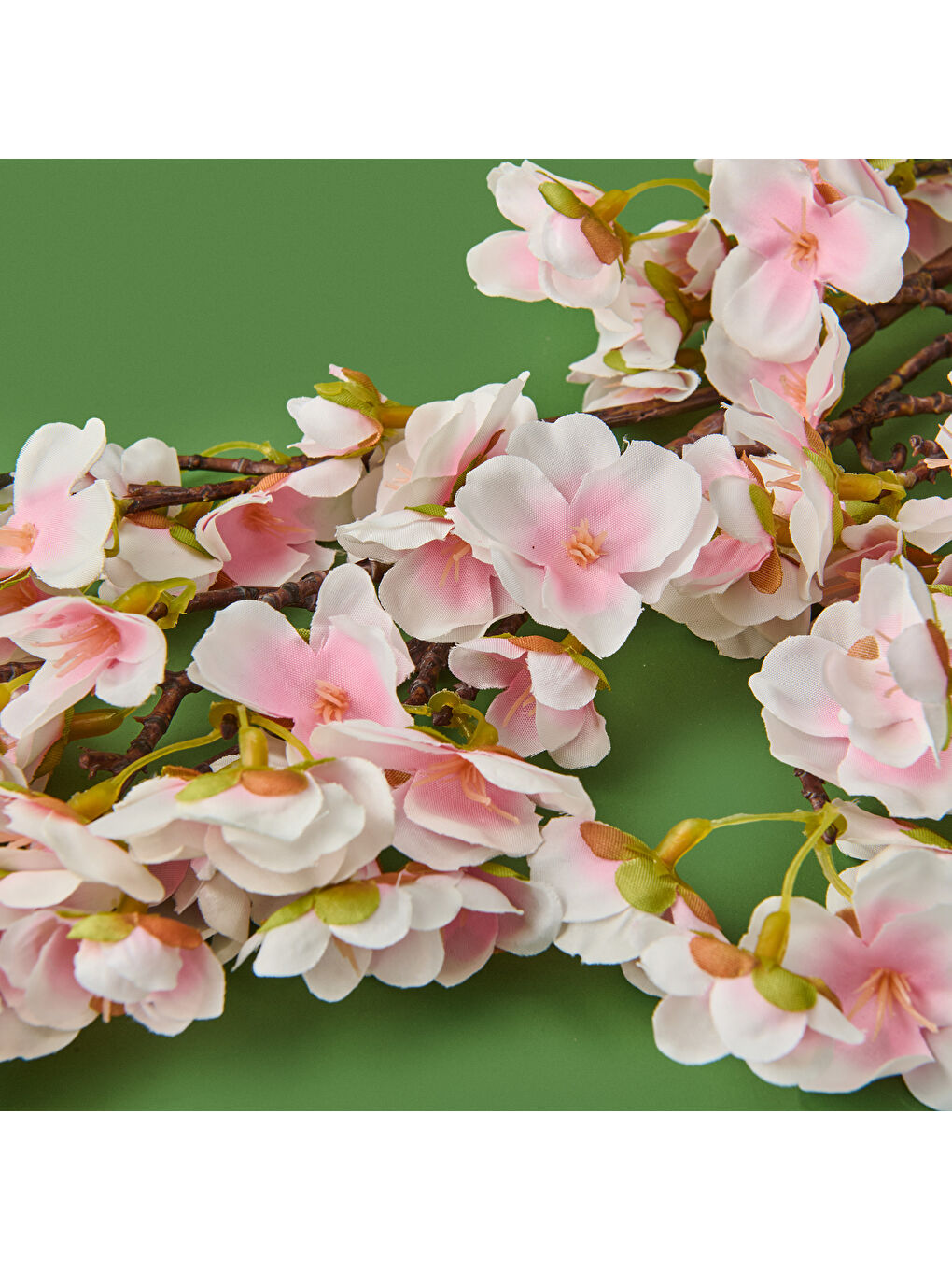 Exclusive Bahar Dalı Yapay Çiçek - Pembe / Beyaz - 103 cm-2