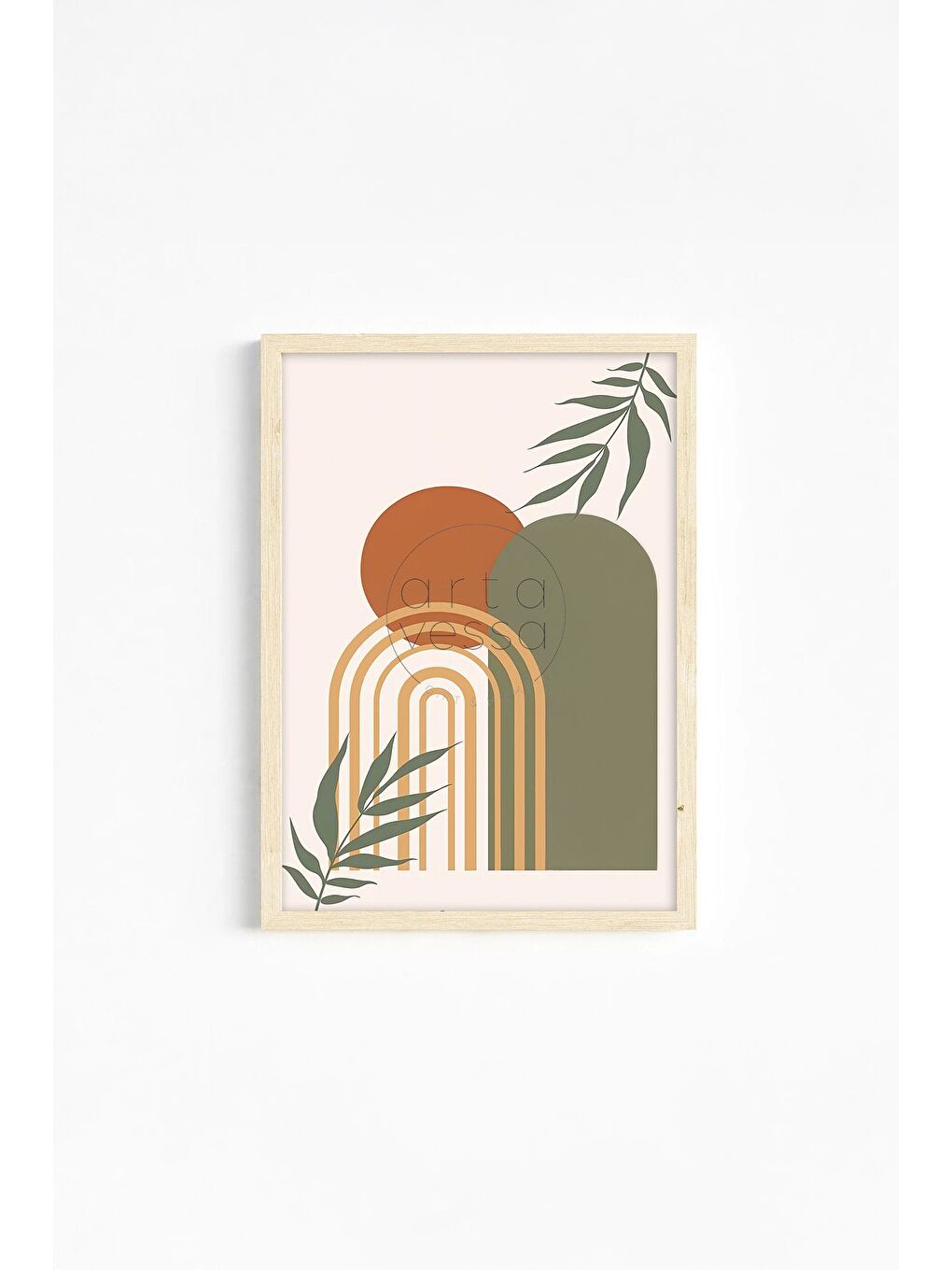 Beyaz Gerçek Ahşap Çerçeveli 3 Parça 3D Poster Tablo Seti 15x20 cm - ERSY3SET25-2