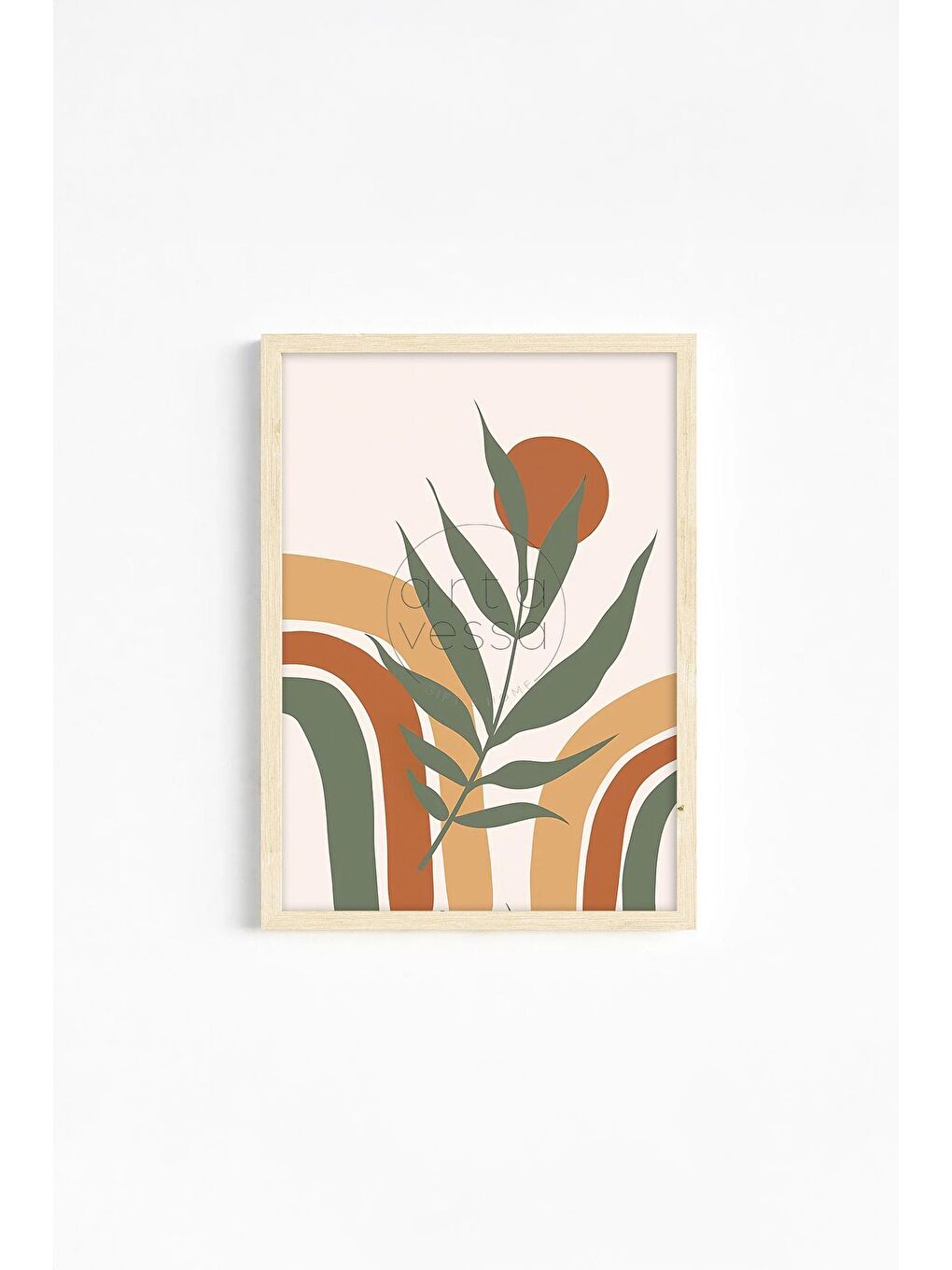 Beyaz Gerçek Ahşap Çerçeveli 3 Parça 3D Poster Tablo Seti 20x30 cm - ERSY3SET25-3