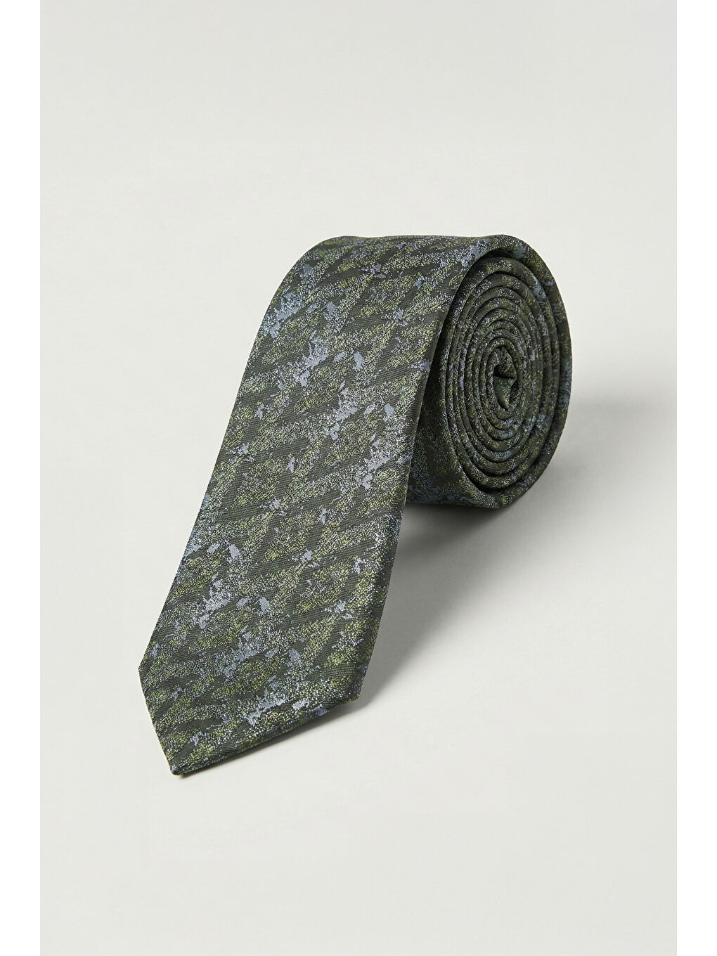 Yeşil Nefti %100 Mikrofiber Erkek Kravat