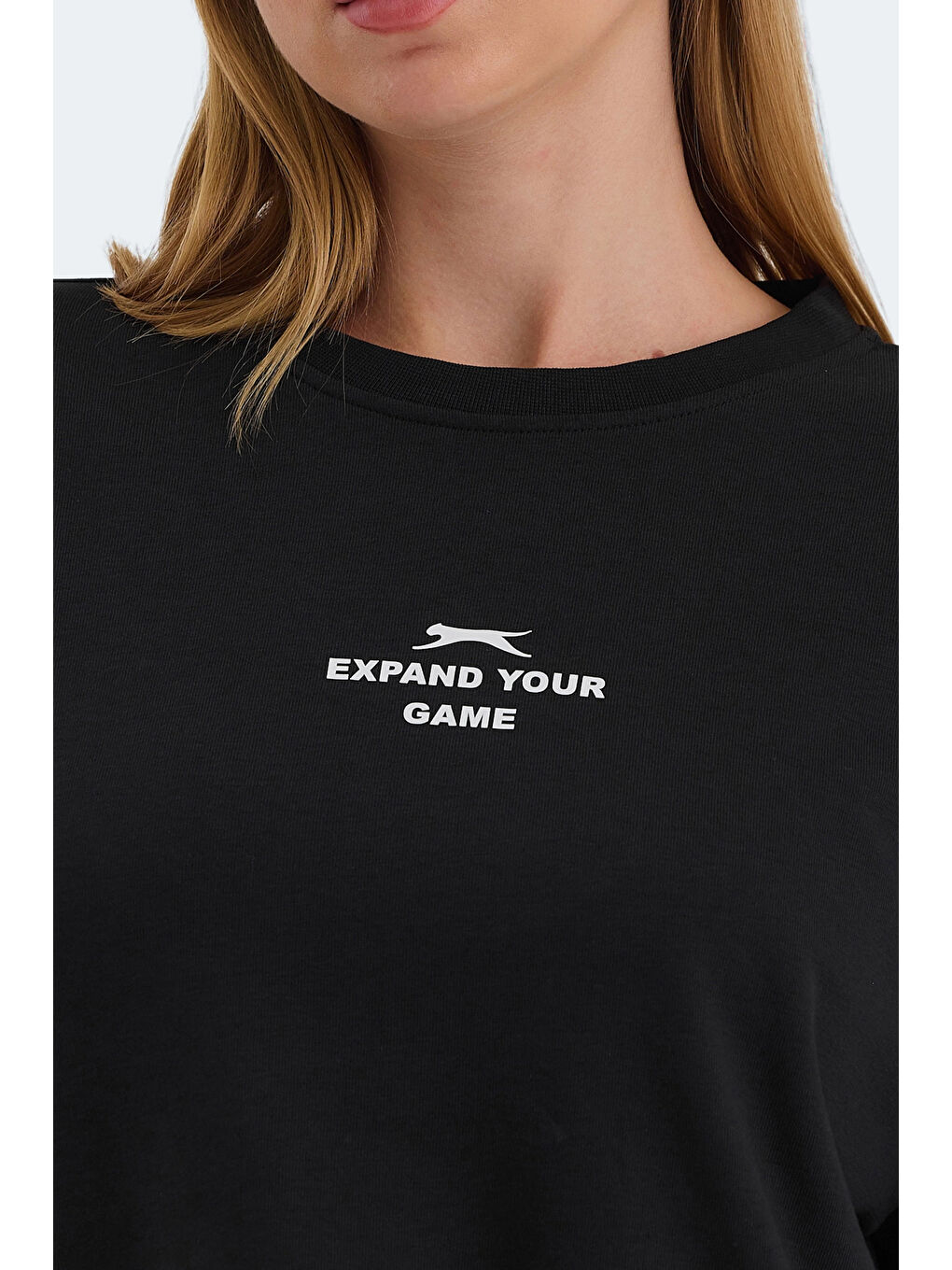 VITAL 2 li set Kadın Crop Beyaz - Siyah Sweatshirt-7