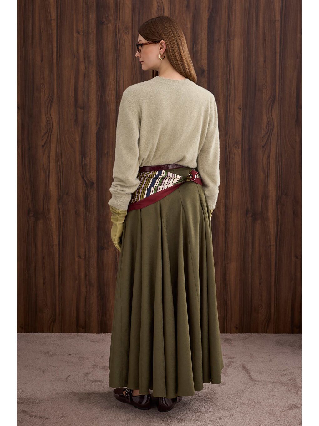 Yeşil İnce Tüylü Basic Kazak Çağla-4