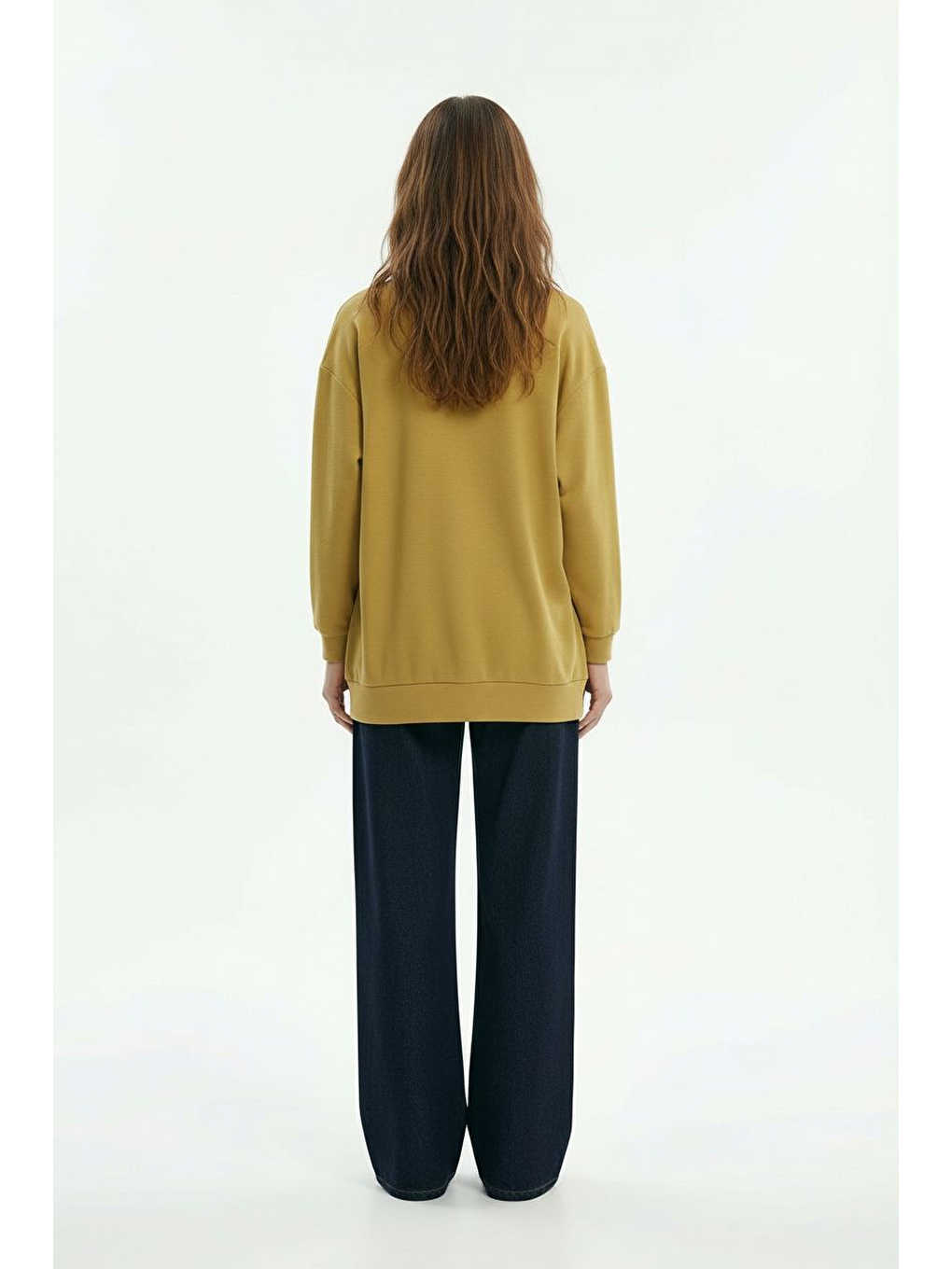 Soft Yeşil-Yumuşak Dokulu Sweatshirt-2