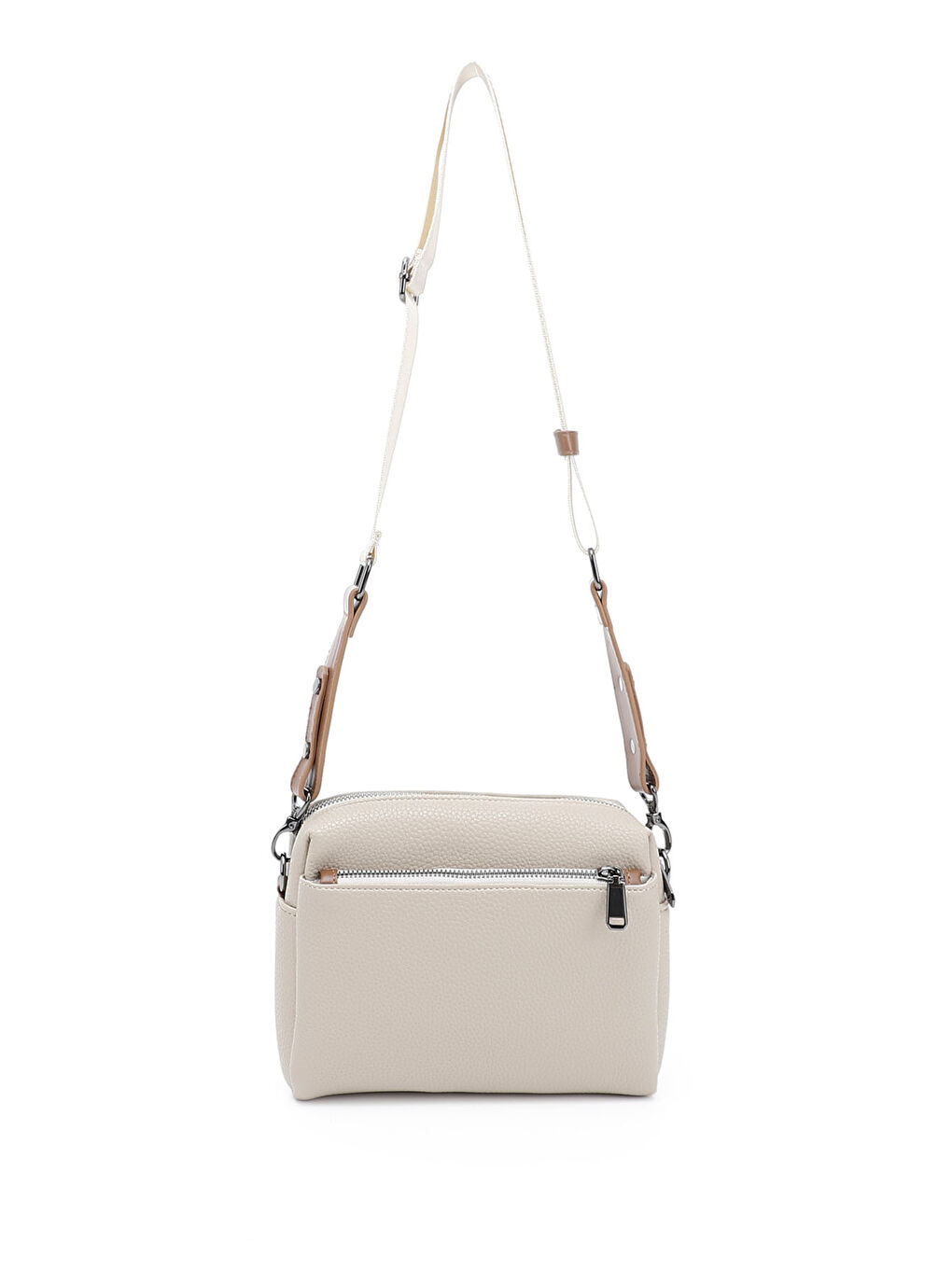 Bej Kadın BEJ-CAMEL Uzun Askılı Omuz Çantası-3