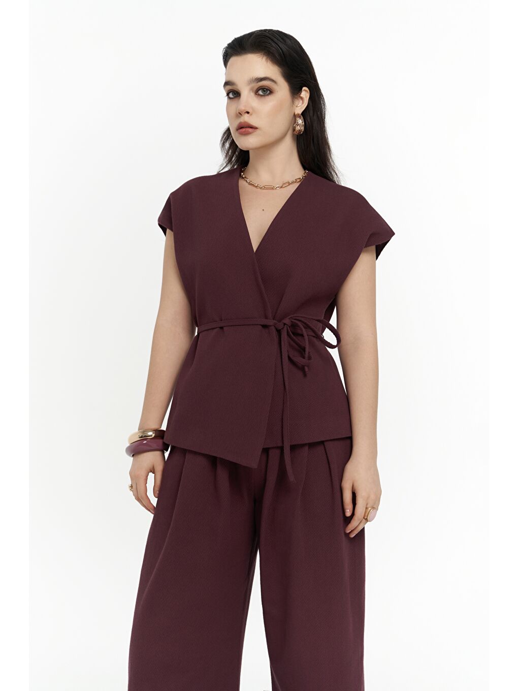 Sorrenio Bordo Yelek Pantolon Takım-1