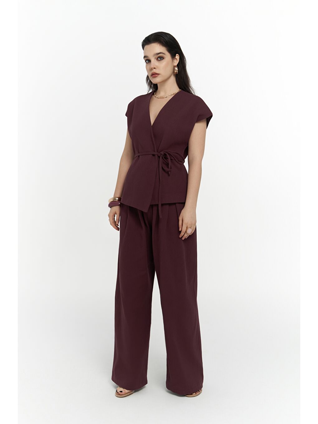 Sorrenio Bordo Yelek Pantolon Takım-3