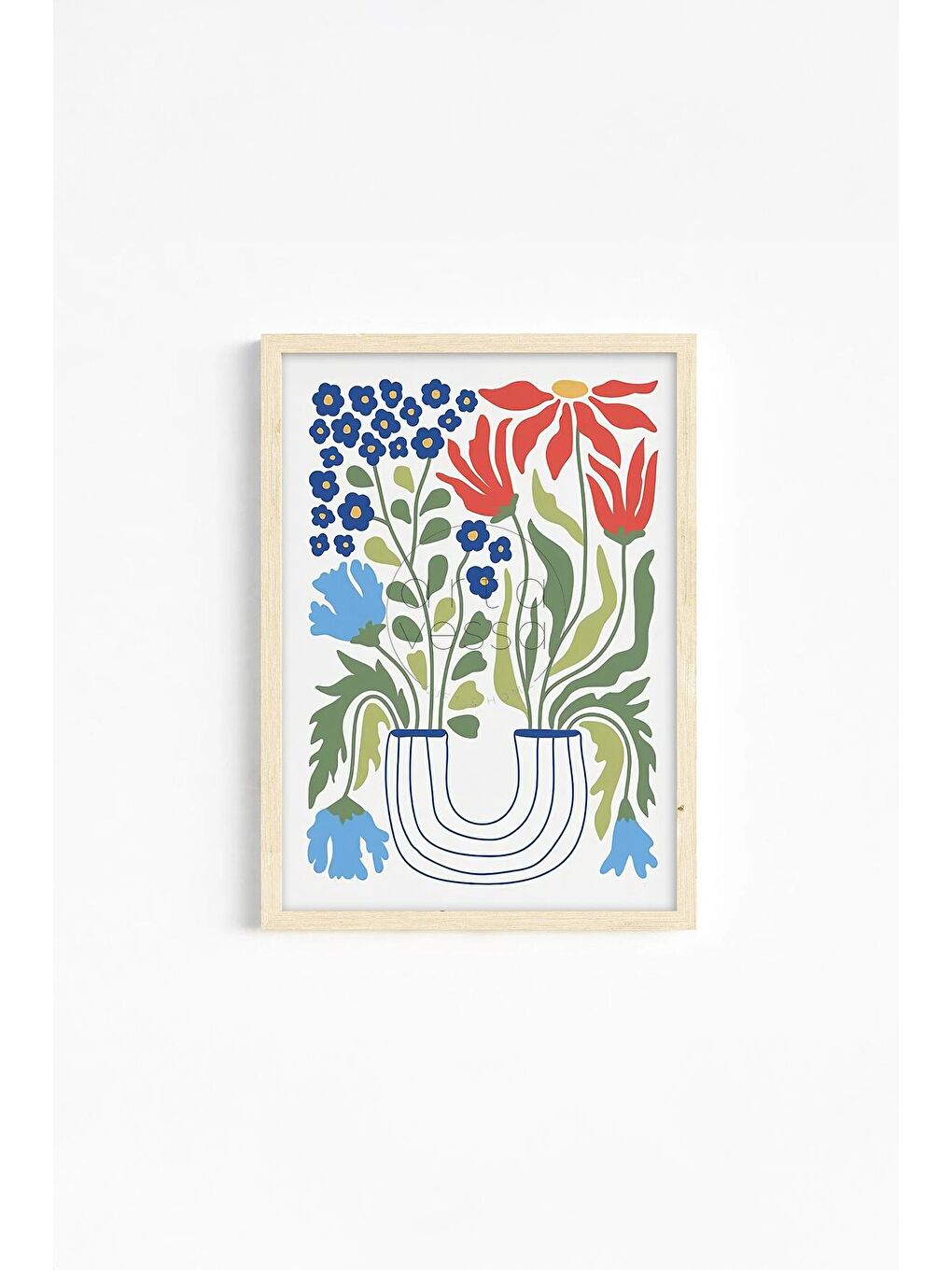 Beyaz Gerçek Ahşap Çerçeveli 3 Parça 3D Poster Tablo Seti 15x20 cm - ERSY3SET15-1