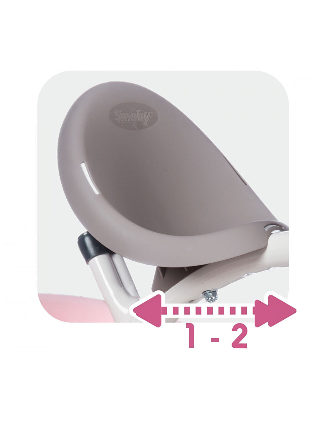 Baby Balade 3 Tekerlekli Bisiklet Pembe 7600741401-1