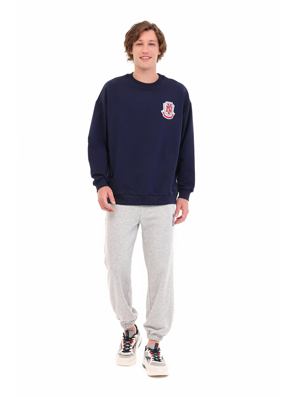 ML CLASY 16CTY208 5PR Lacivert Erkek Sweatshirt-2