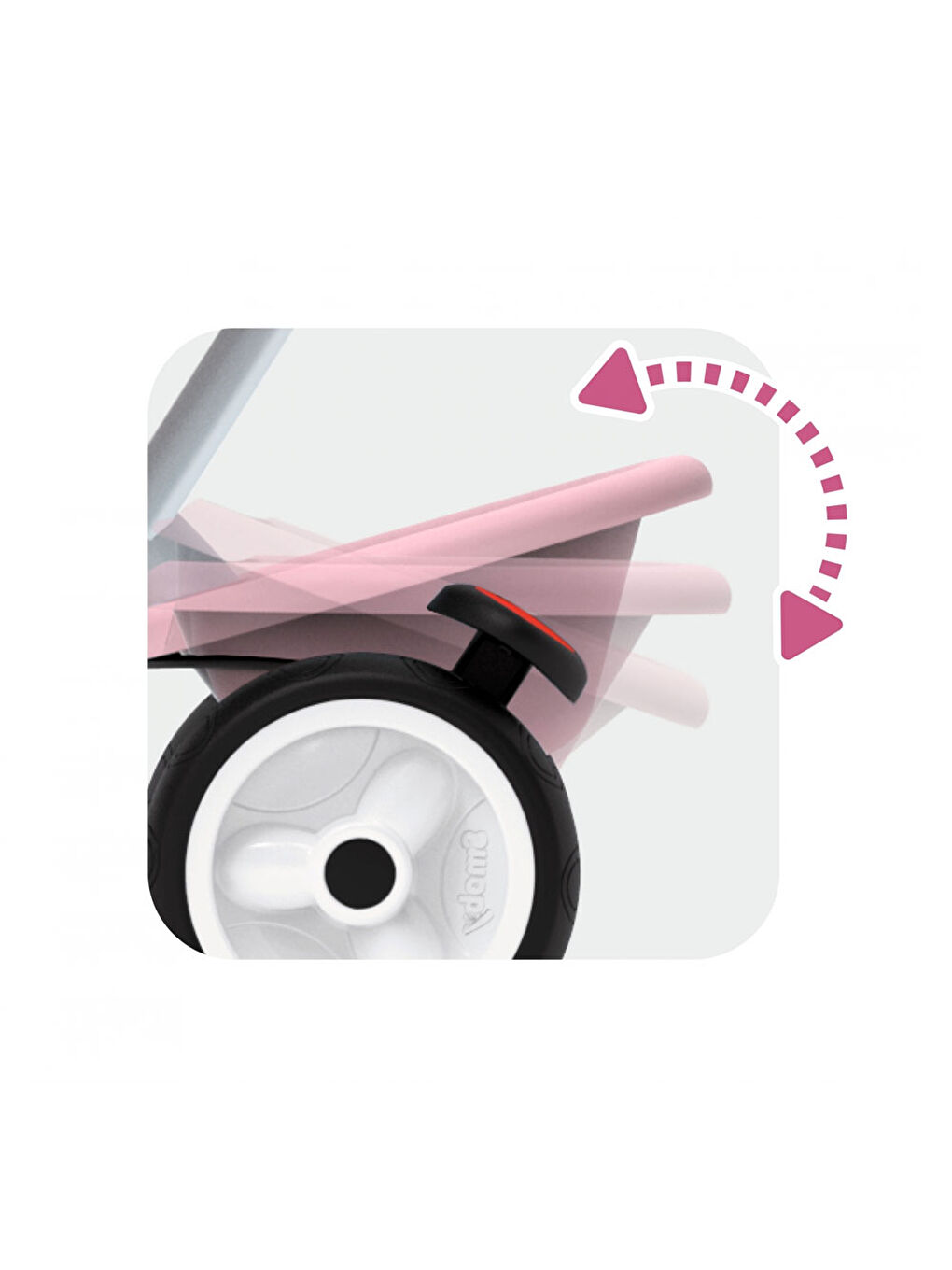 Baby Balade 3 Tekerlekli Bisiklet Pembe 7600741401-2