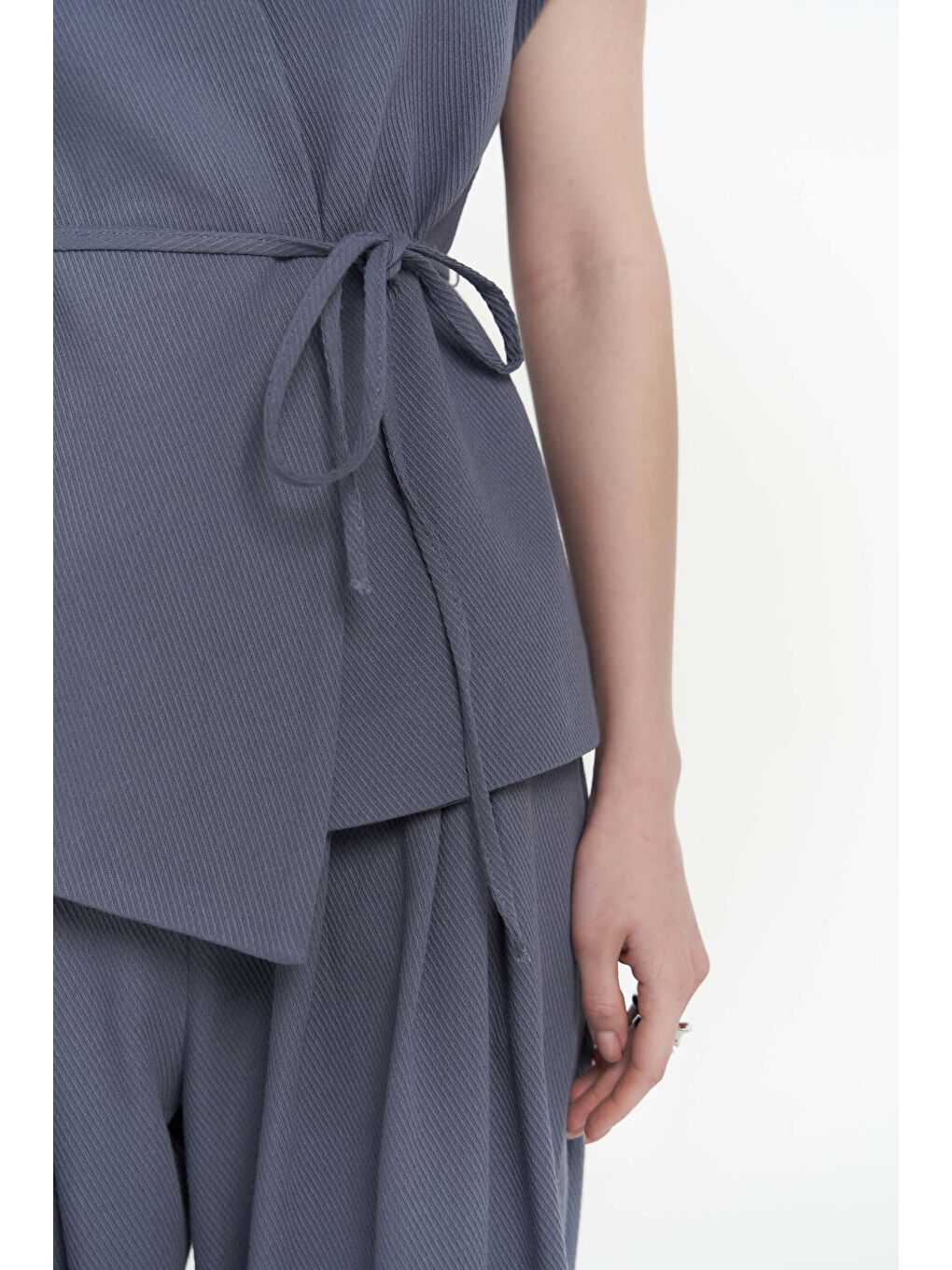 Sorrenio İndigo Yelek Pantolon Takım-7