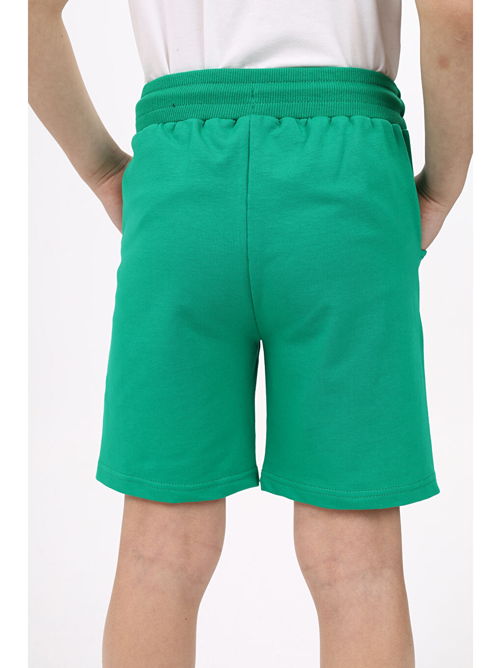 Yeşil Erkek Çocuk Baskılı Şort-3