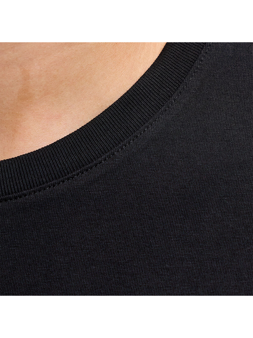 Jeff Logo Erkek Siyah Tişört-4