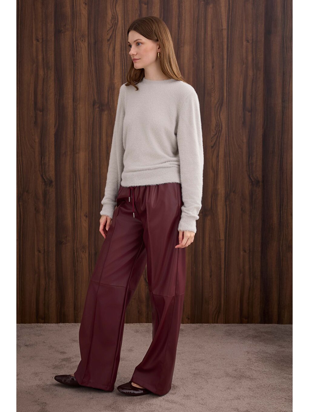 Gri İnce Tüylü Basic Kazak Sis-4