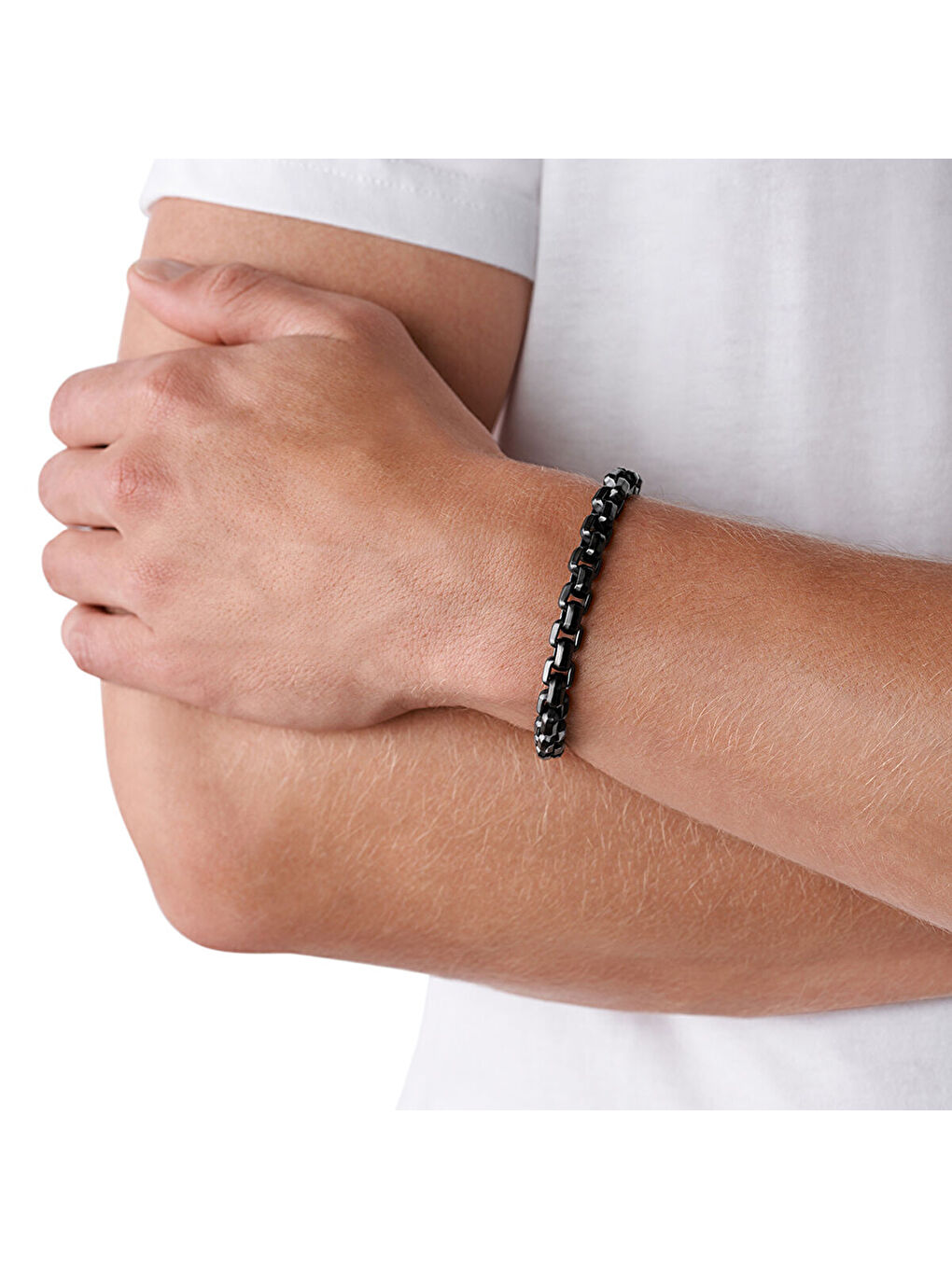 Siyah AXG0047-001 Erkek Bileklik-1