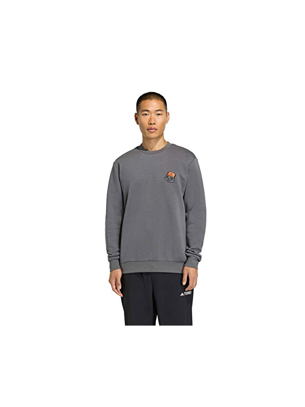 U Terrex Trail Rules C Unisex Günlük Sweatshirts Kb9660 Gri