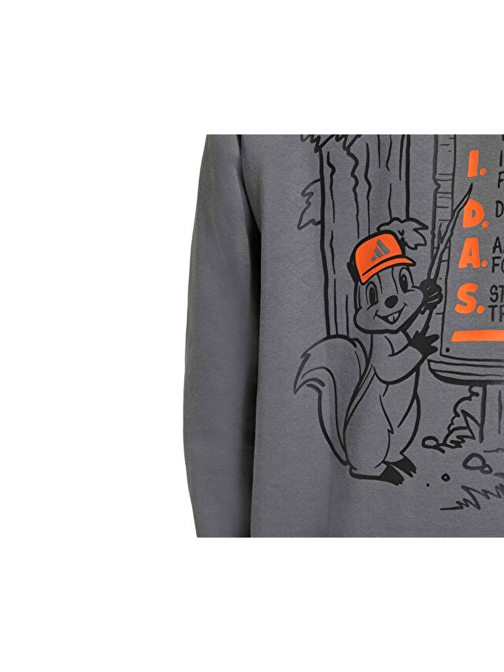 U Terrex Trail Rules C Unisex Günlük Sweatshirts Kb9660 Gri-3