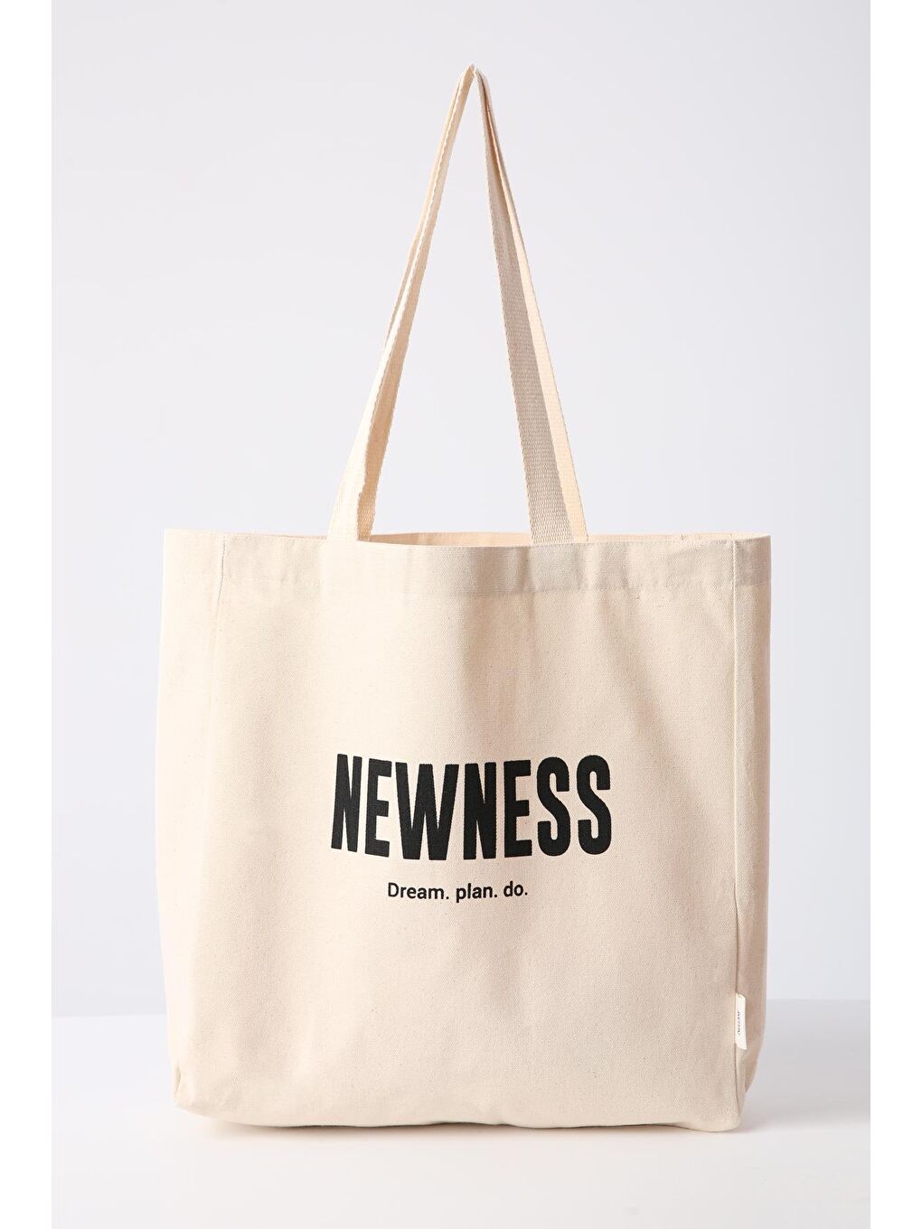 Siyah-Baskılı Kanvas Çanta