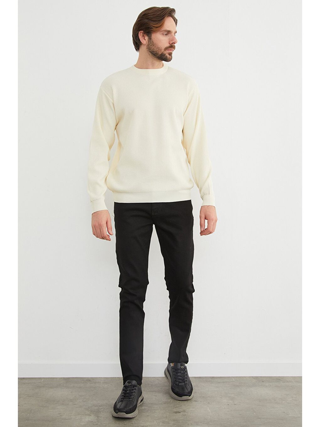 Siyah Regular Fit Normal Bel Jean