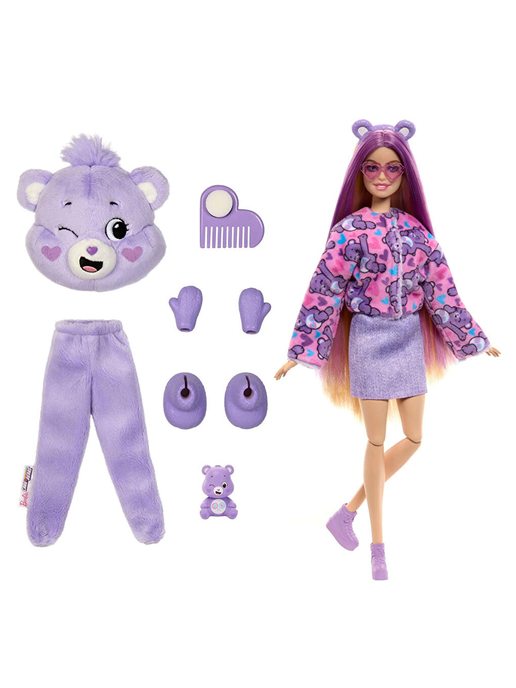 Barbie Cutie Reveal Care Bear Serisi Mor JCN94