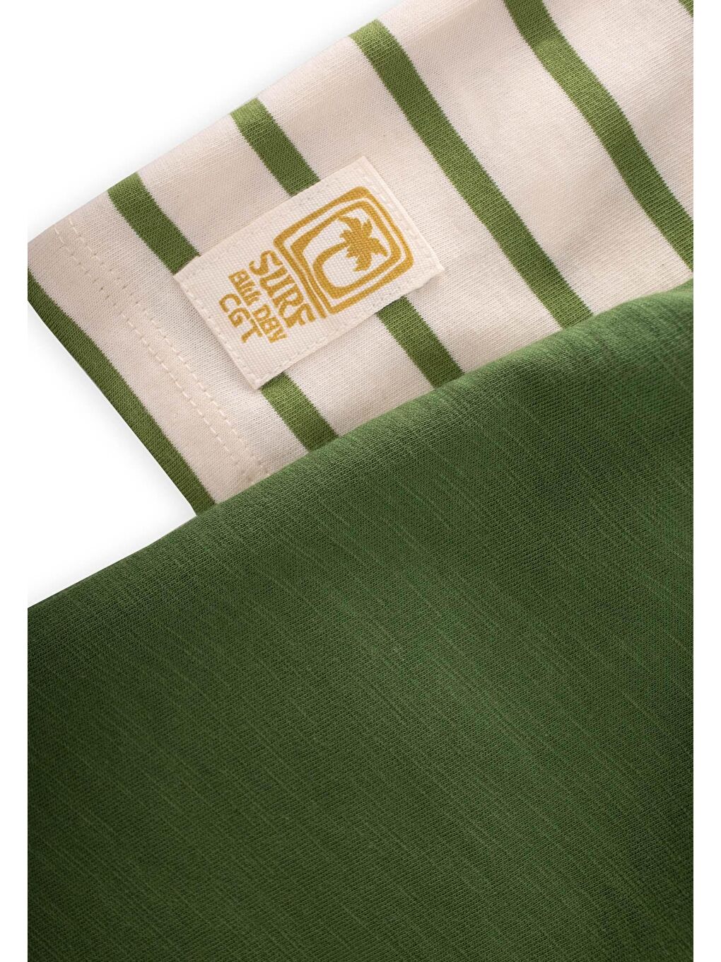 Çizgili Basic Kaprili Takım 2-7 Yaş Yağ Yeşil Çizgili-2