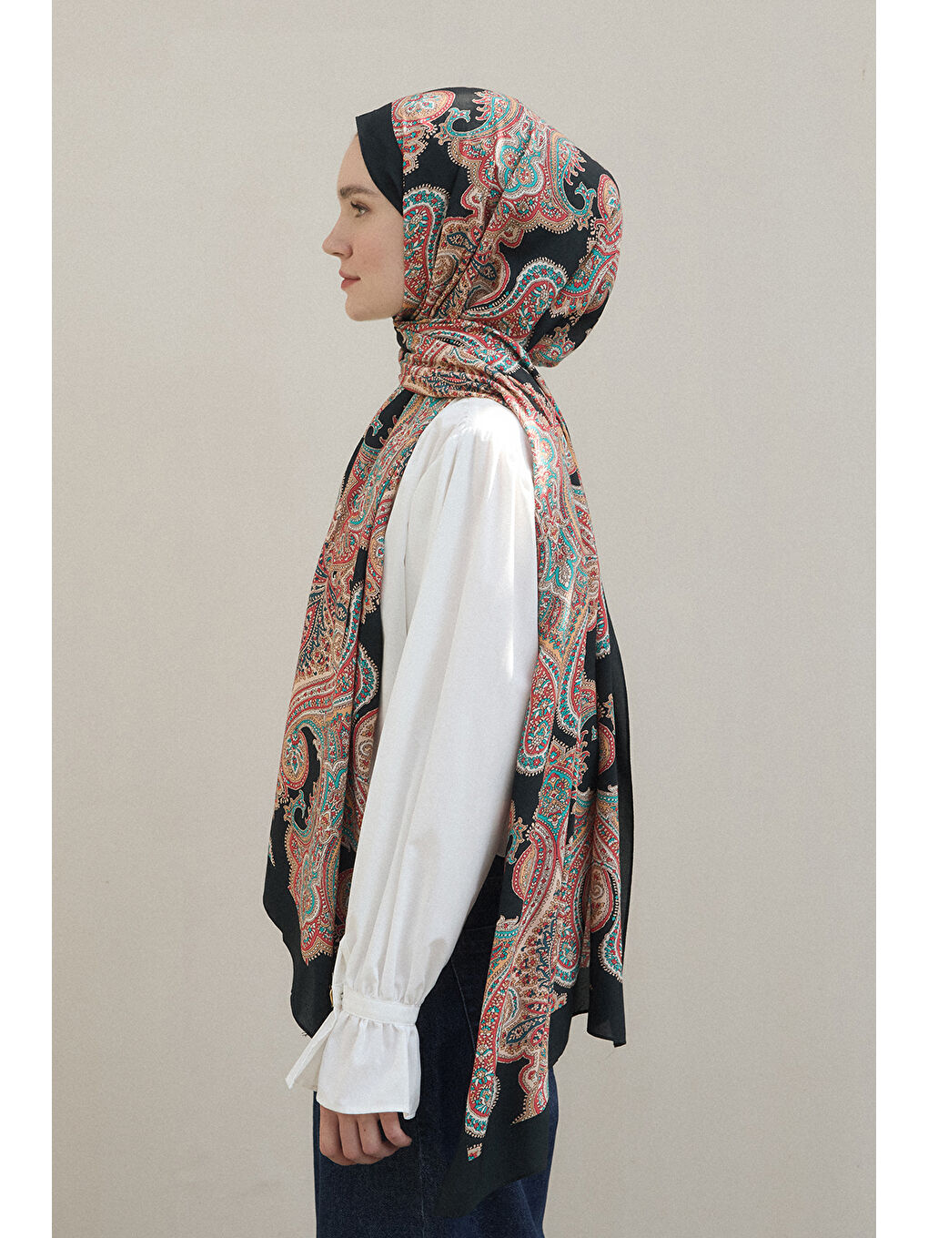 Kırmızı Deluxe Şal Laxmi-4