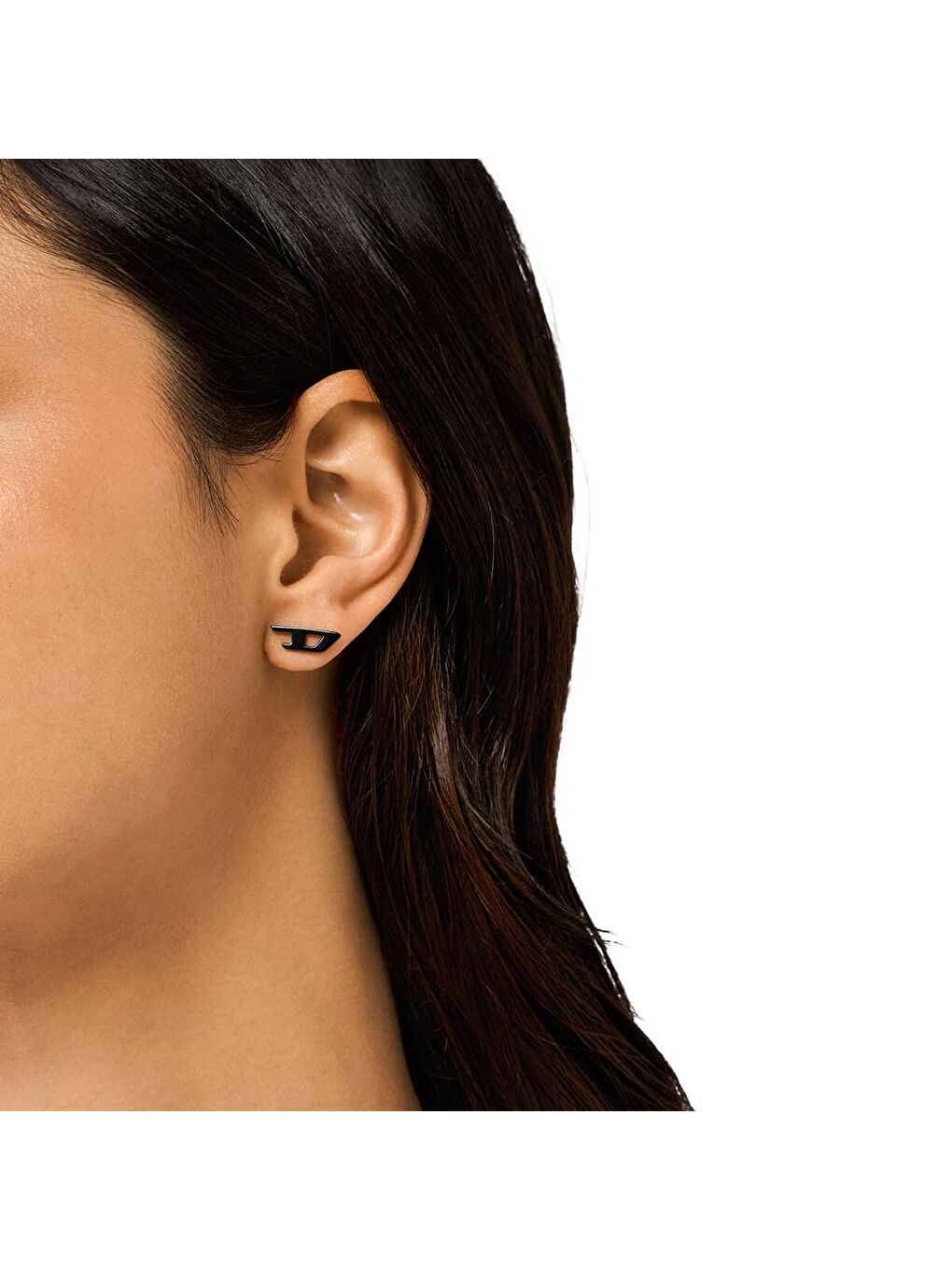 Siyah DJDX1539-001 Erkek Küpe-2