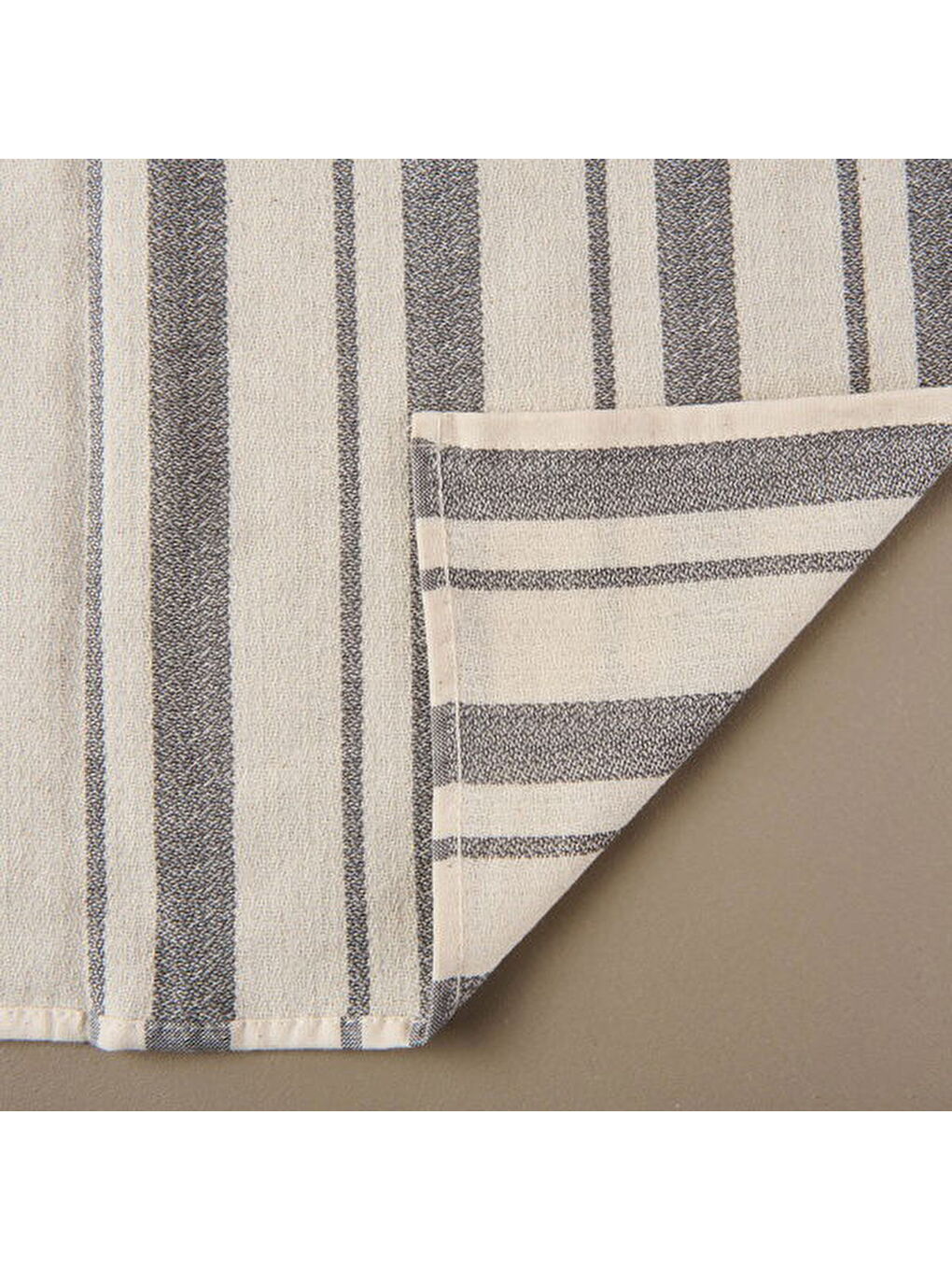 Soft Alno Masa Örtüsü - Ekru / Antrasit - 140x200 cm-3