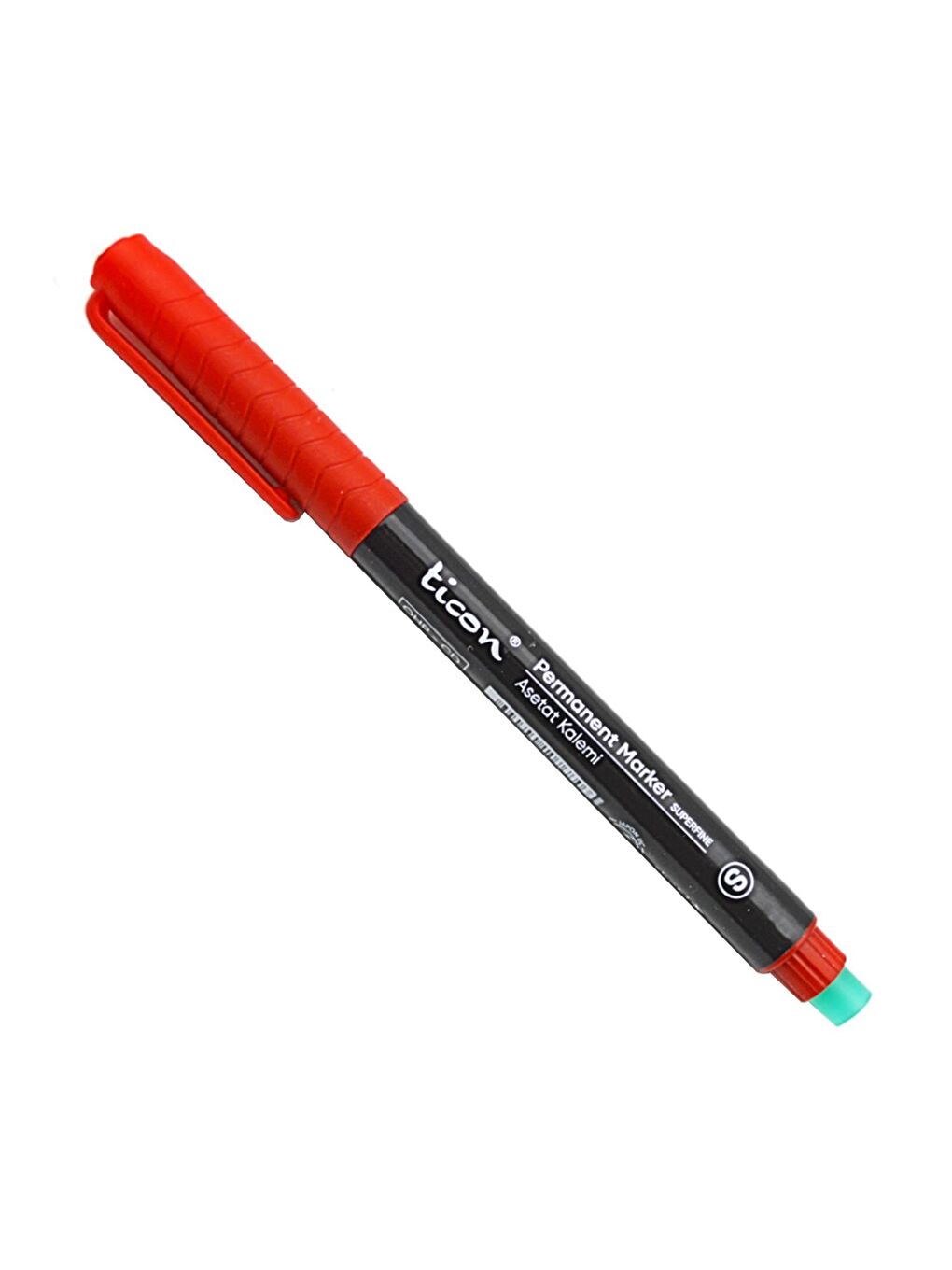 Permanent Asetat Kalemi S Silgili KIRMIZI 12 Adet-1