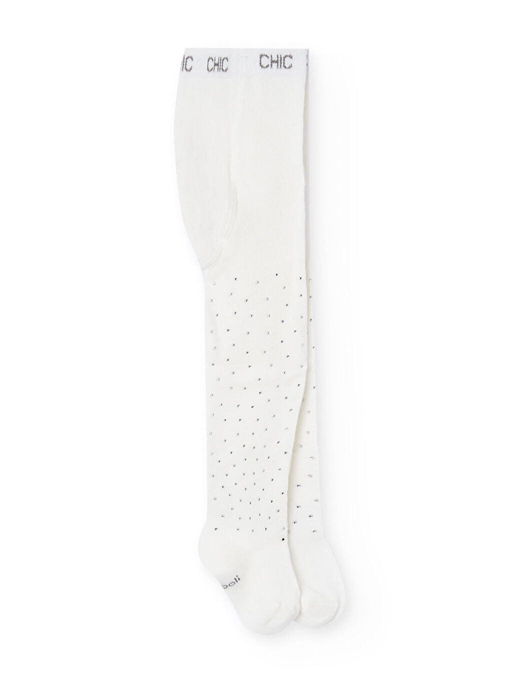 Ekru Kız Çocuk Puantiyeli Kilotlu Çorap