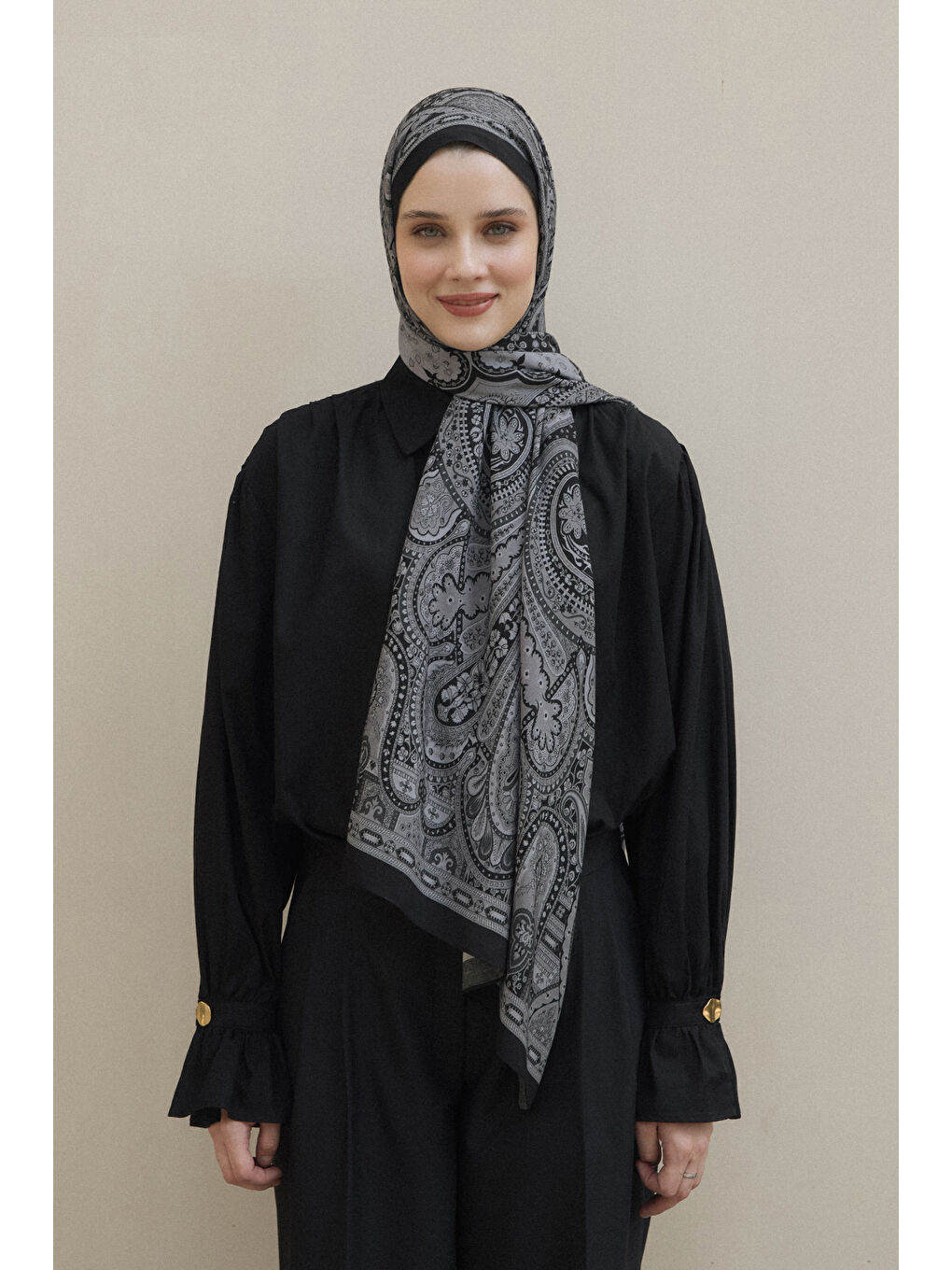 Siyah Deluxe Şal Black Parl