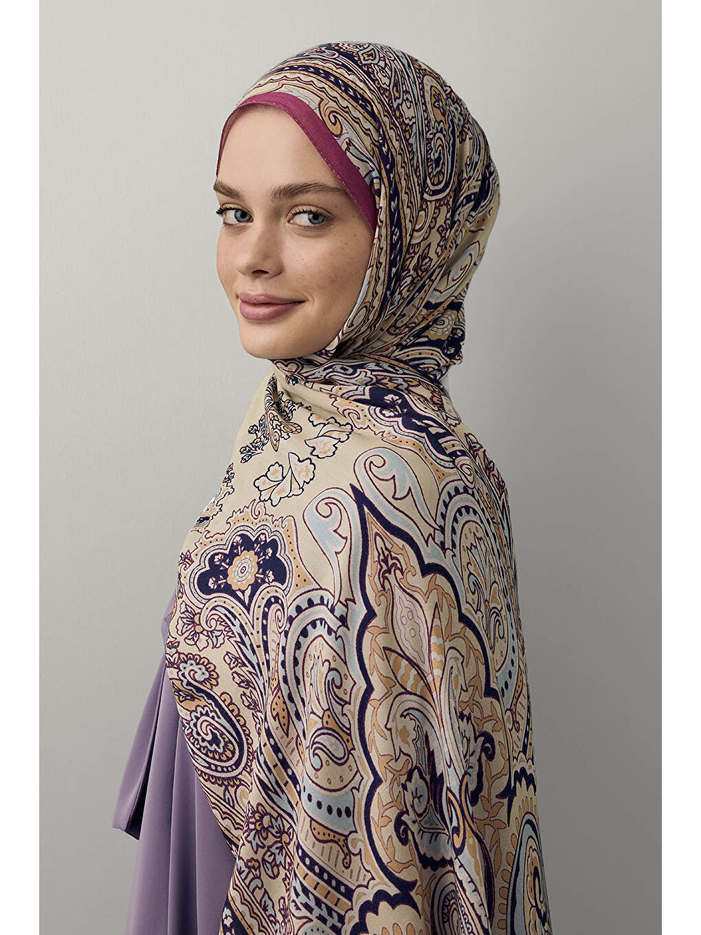 Deluxe Summer Şal Jade Fuşya