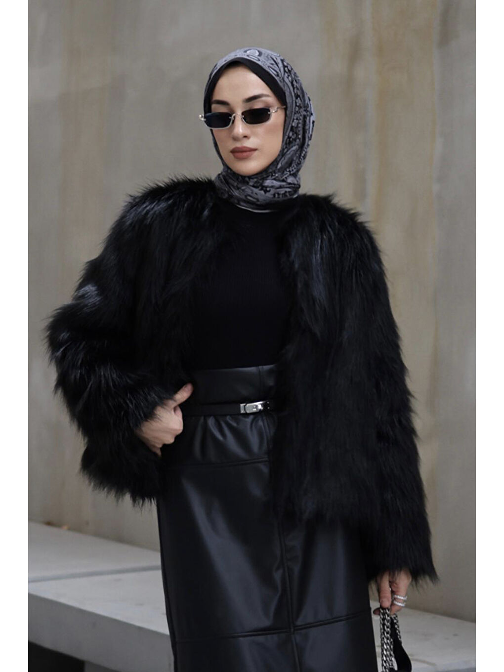 Siyah Deluxe Şal Black Parl-4