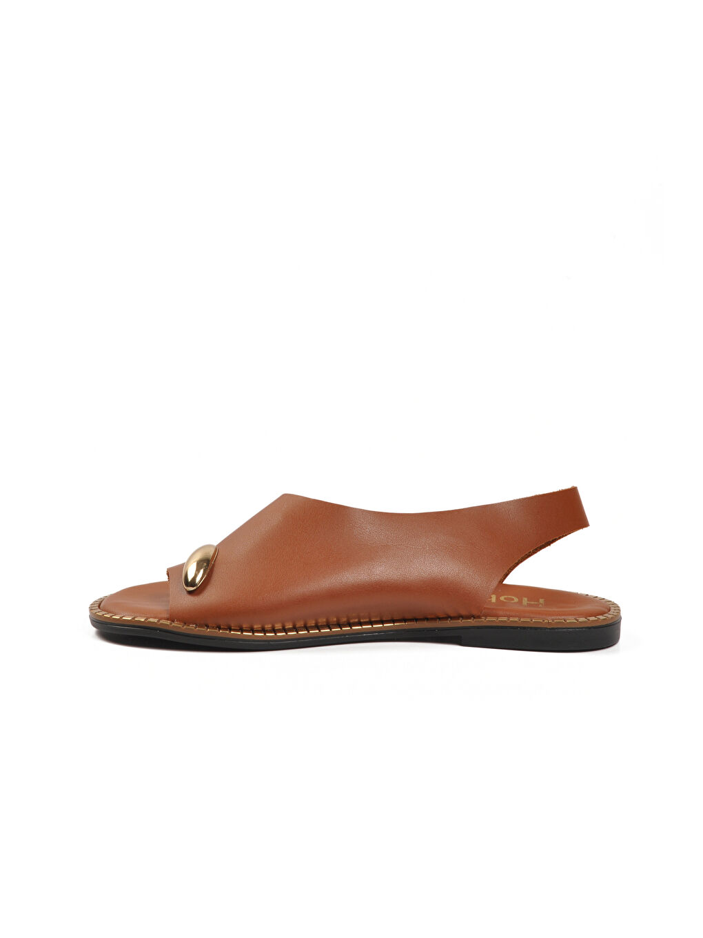 Kahverengi Taba Hafif İnce Taban Kadın Sandalet 102 Z-1