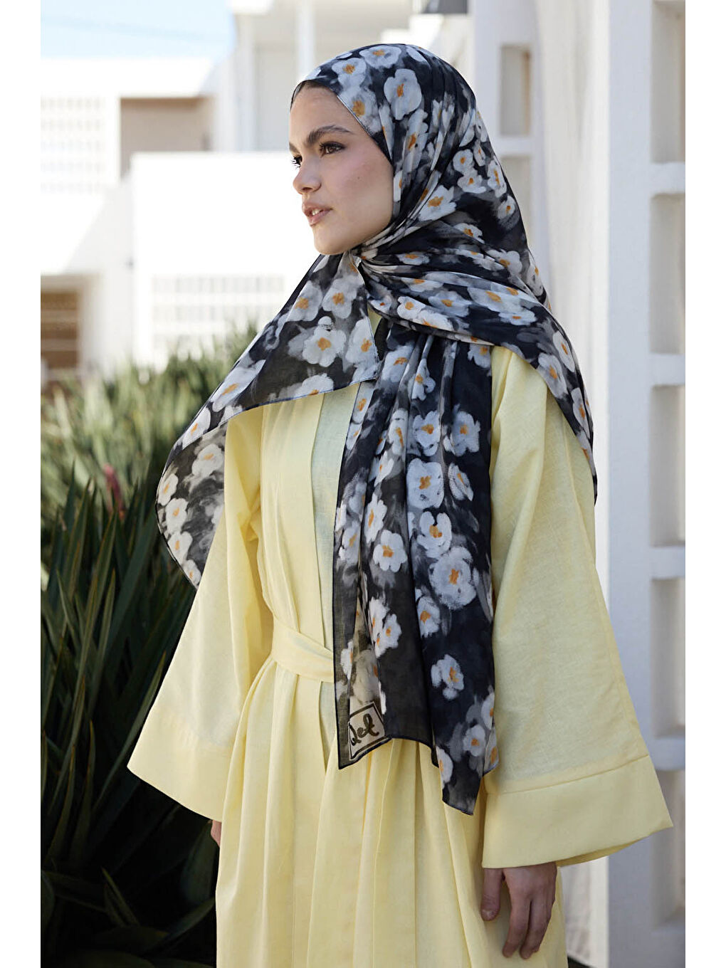 Deluxe Summer Şal Soil Siyah