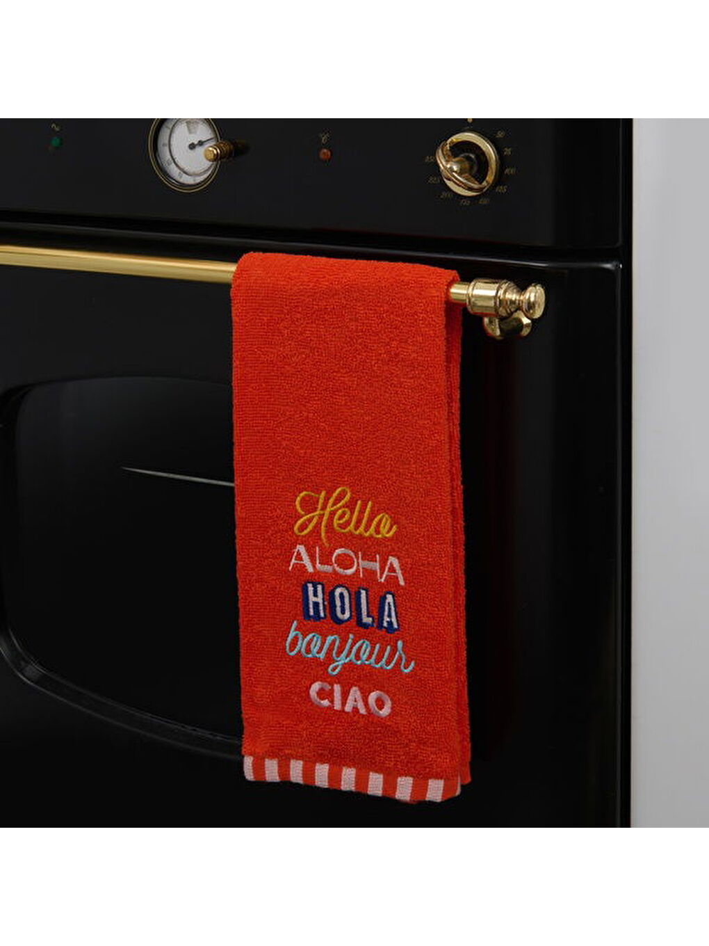 Soft Hola Mutfak Havlusu - Turuncu - 40x66 cm-2