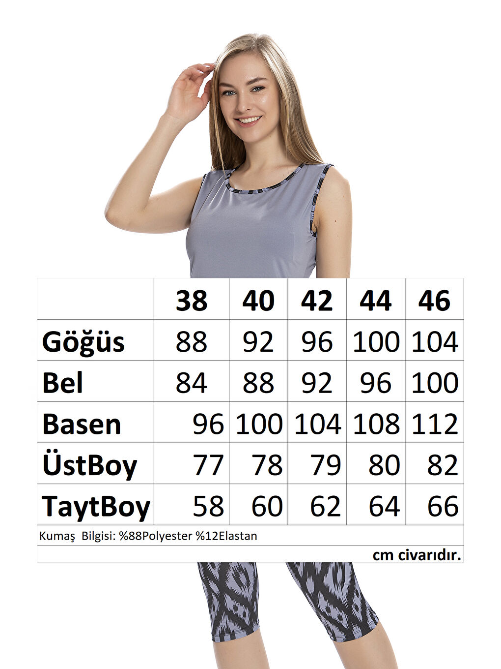 Sıfır Kol Taytlı Yarı Kapalı Mayo 3151-13 Lila-2