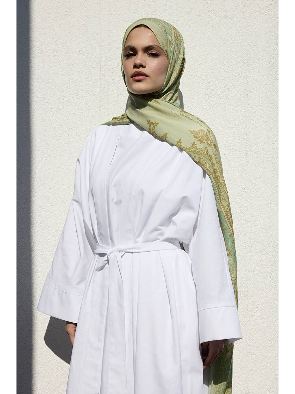 Deluxe Summer Şal Alice Çağla Yeşili-1