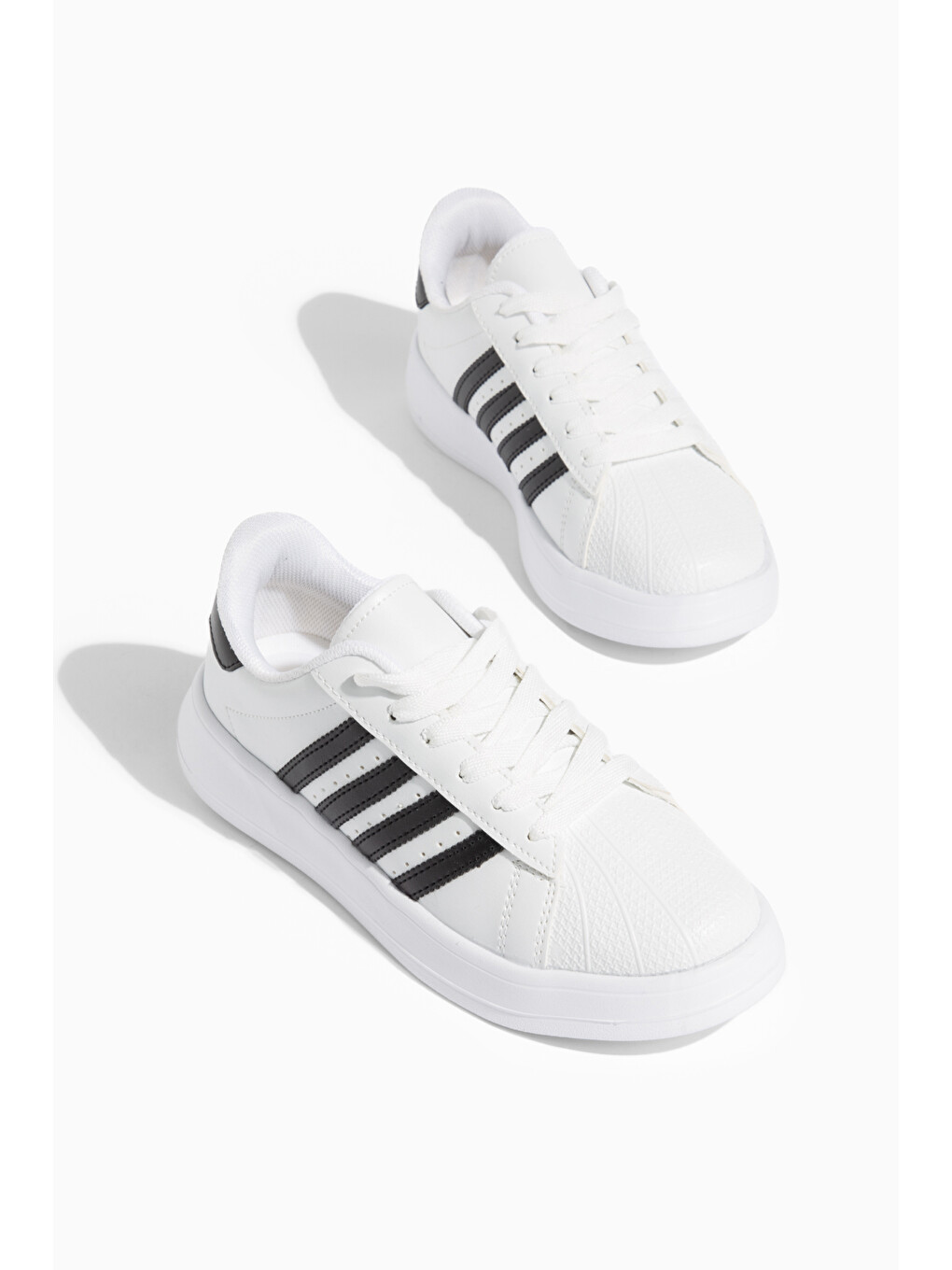 Beyaz D0595 Günlük Oroptedik Kadın Sneaker Spor Ayakkabı-4