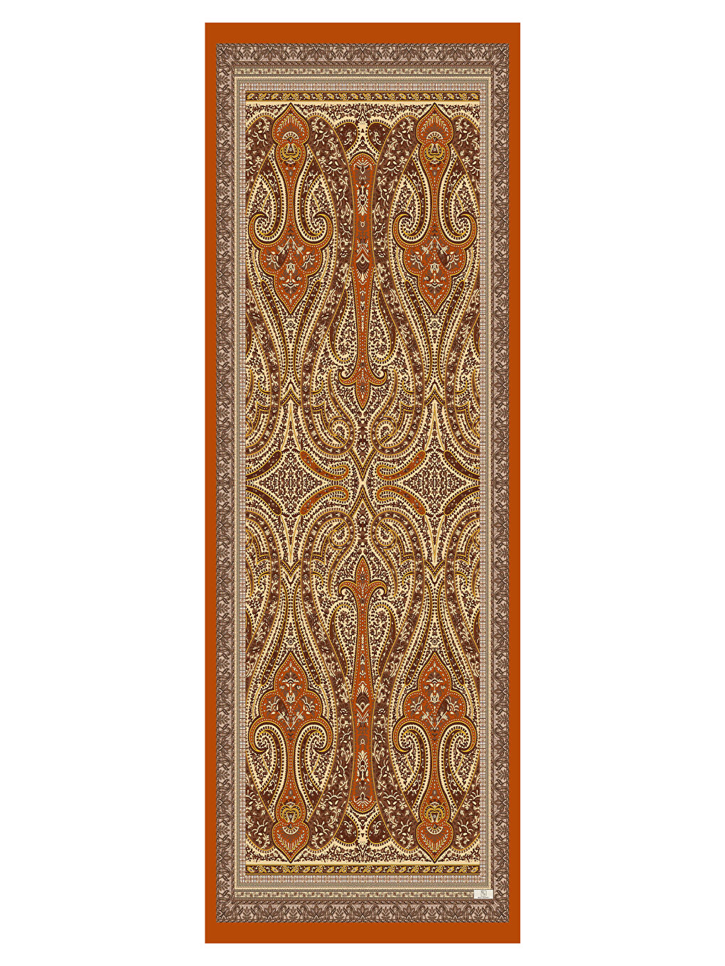 Kahverengi Deluxe Summer Şal Eva Kiremit-1