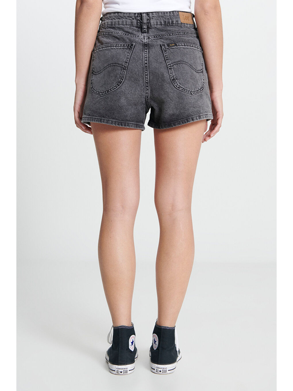 Gri Regular Fit Normal Kesim 5 Cep Jean Şort-6